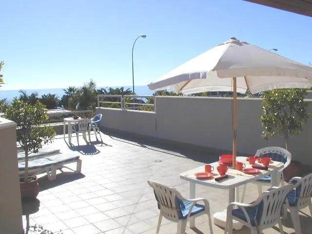 Apartamento Nerja 1ª linea de Playa de Burriana , terraza grande al mar